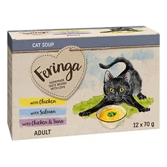 Feringa sriuba katėms, bandomasis rinkinys 12 x 70 g, < 79 g — 1 nuotrauka