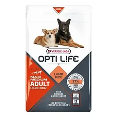 Opti Life sausas maistas suaugusiems, vidutinių ir didelių veislių šunims su ėriena ir ryžiais 20kg