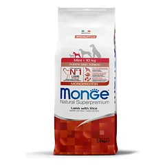 Monge Mini Puppy & Junior Lamb And Rice sausas maistas mažų veislių šuniukams, 7.5 kg — 1 nuotrauka