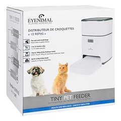 EYENIMAL mažas automatinis ėdalo dozatorius, katėms, iki 2,5 kg sauso maisto — 2 nuotrauka