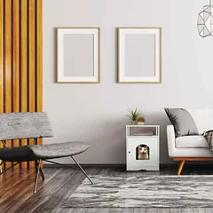 Katėms skirta spintelė Relaxdays 10041296.0, 48 × 64 × 53 cm — 2 nuotrauka