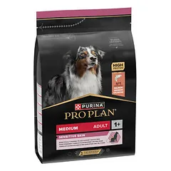 Purina Pro Plan Medium Adult Sensitive Skin su lašiša, sausas maistas šunims 3 kg