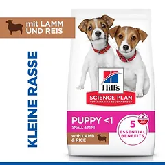 Hill's Science Plan Puppy Small & Mini su ėriena ir ryžiais, sausas maistas šuniukams, 3 - 4,9 kg — 3 nuotrauka