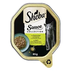 Mars Sheba Sauce Collection sodriame padaže, indelis, drėgnas maistas katėms 22 x 85 g