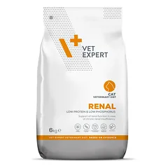 VETEXPERT Veterinary Diet Renal dietinis sausas pašaras katėms, 6kg