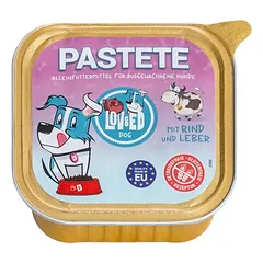 Lov&Ed paštetas, drėgnas maistas šunims 12 x 150 g