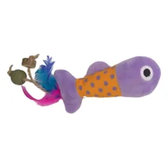 Hap žuvis žaislais katėms, 12 cm — 1 nuotrauka