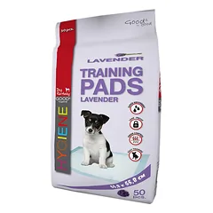Dog Fantasy Training Pads Lavender sugeriantys padėkliukai šuniukams ir suaugusiems šunims, 55,8×55,8 cm, 50 vnt. — 4 nuotrauka