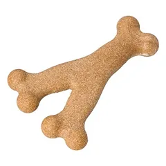 Žaislas kaulas guminis su bambuko pluoštu su bekono kvapo kaulas 17,80cm
