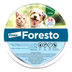 Foresto antkaklis šunims ir katėms, iki 8 kg