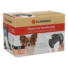 Flamingo DIAPER DIPY WHITE S 32-48cm 12pcs.