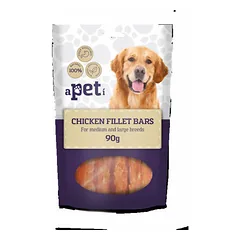 Apeti Dog Medium & Large vištienos filė batonėliai, skanėstai šunims 90 g