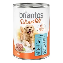 Briantos Delicious Paté drėgnas maistas šunims, ekonominė pakuotė 24 x 400 g — 2 nuotrauka