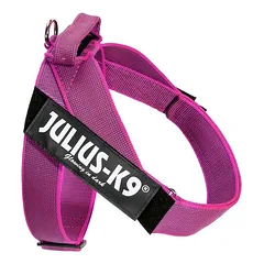 Julius - K9 IDC Color&Gray Diržų Pakinktai Rožiniai - diržų pakinktai, šunų pakinktai, fuksija
