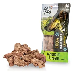 KIDDOG 100% liofilizuoti triušio plaučiai 50g