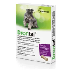 Drontal Dog Flavour tabletės nuo kirminų šunims