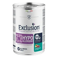 Exclusion Hypoallergenic Wild Boar And Potato konservai šunims su maisto netoleravimu, 400 g