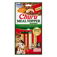 CHURU Meal Topper skanėstas su vištiena ir jautiena šunims, 4 vnt.