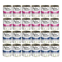 DOLINA NOTECI Premium įvairių skonių rinkinys su menke, brokoliais ir kalakutiena 24x800 g