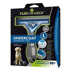 FURminator deShedding šukos ilgaplaukiams šunims L