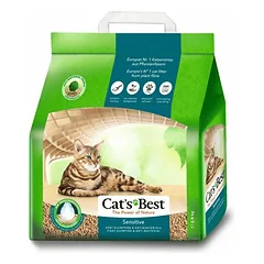 Cat’s Best Sensitive 20L kraikas katėms, medžio drožlių, 7,2 kg