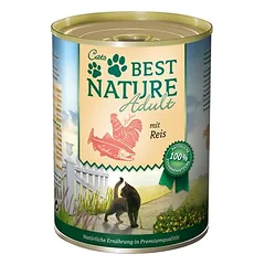 Best Nature Cat Adult drėgnas maistas katėms, ekonominė pakuotė 12 x 400 g — 5 nuotrauka