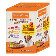 Mixpack Nature's Variety Paté No Grain Adult Mini 4 x 150 g