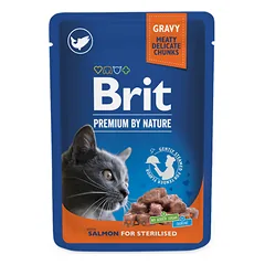 Brit Premium Cat Sterilised Plate konservai katėms (12x100 g), 1 vnt. — 2 nuotrauka