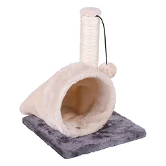 Katės draskyklė su nameliu KATS 33351 (24,5x24,5x32 cm)