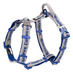 TrueLove Escape Geschirr mit Neopren unterlegt grau/blau