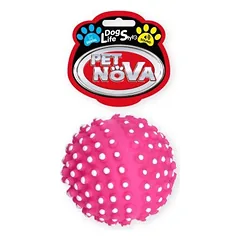 PET NOVA žaislas cypiantis spygliuotas kamuolys 6.5cm 2vnt