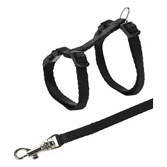 Trixie Kitten Harness With Lead krūtinės diržas kačiukams su pavadėliu, nuolat reguliuojamas, 19-31 cm — 4 nuotrauka