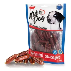 KIDDOG Mini dešrelės su jautiena 250g