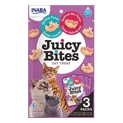 INABA Ciao Juicy Bites krevetės ir jūros gėrybės 3x11.3g