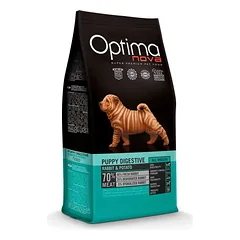 Optima Nova Puppy Digestive GF triušiena ir bulvių sausas maistas šuniukams, 12 kg