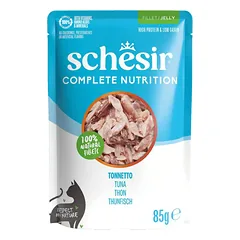 Schesir konservuotas maistas katėms su tunu, želėje, 85g