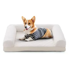 Giantex ortopedinė augintinių sofa su skalbiamu užvalkalu ir šoniniais paminkštinimais, Mažiems 5–10 kg — 2 nuotrauka