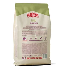 CARNILOVE TRUE FRESH Dog Duck Large Breeds sausas pašaras šunims 4 kg
