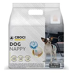 CROCI Dog Nappy sauskelnės šunim S 30-39cm