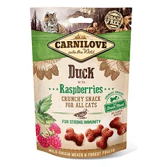 Carnilove skanėstas katėms Duck with Raspberries with fresh meat 50g