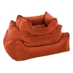 Flamingo Hundebett Celeste rechteckig cognac