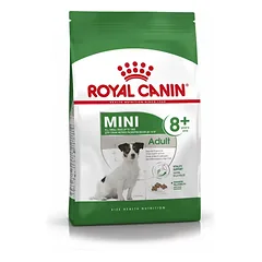 Royal Canin Dog Mini Adult 8+ visavertis pašaras mažų veislių šunims nuo 8 metų