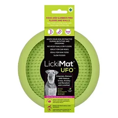 LickiMat laižymo kilimėlis šunims UFO, žalias