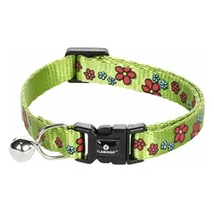 Flamingo Cat Collar Ziggi Green 20-35cm x10mm green