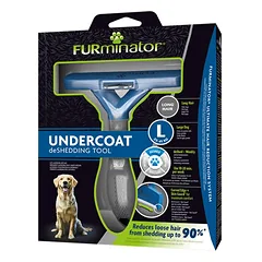 FURminator deShedding šukos ilgaplaukiams šunims L