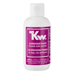 KW Chlorhexidine Powder - chlorheksidino milteliai nedidelėms žaizdoms ir nubrozdinimams šunims, katėms ir arkliams