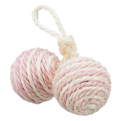 Žaislas katėms TRIXIE 2 kamuoliukai su virve, 4,5cm