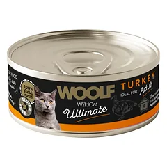 WOOLF Wild Cat Ultimate Turkey Pate 85g paštetas su kalakutiena katėms photo
