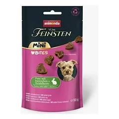 Animonda Vom Feinsten Dog Mini Bites višta, triušis 50 g
