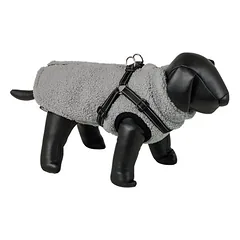Nobby Hundemantel Plis 2 in 1 grau